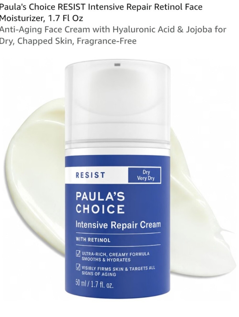 Paula's Choice Blue Intensive Repair Cream with Retinol
